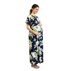 Zipless Maternity Wear – Comfortable Loungewear and Feeding Maxi Dress for Women
